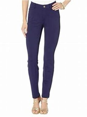 Lilly Pulitzer Kelly High Rise Knit Skin navy pants